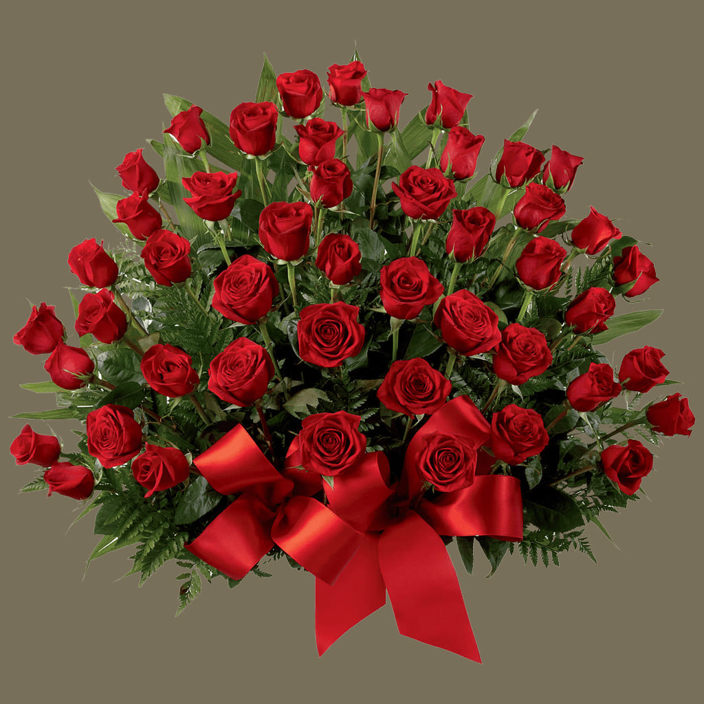 Корзины живых цветов