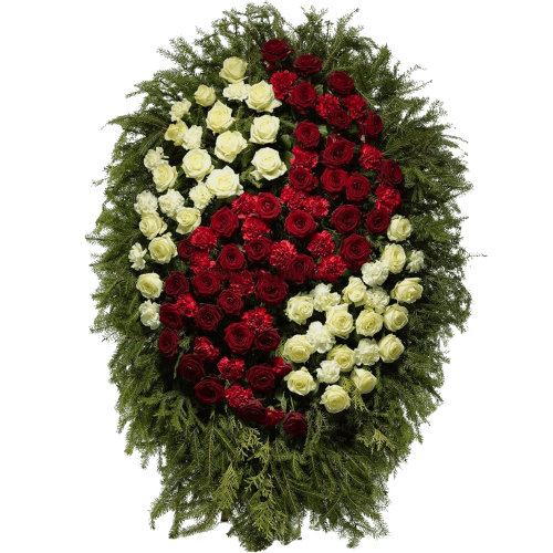 Живой венок "Вечная память"